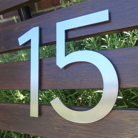 metal house numbers melbourne|stainless steel house numbers.